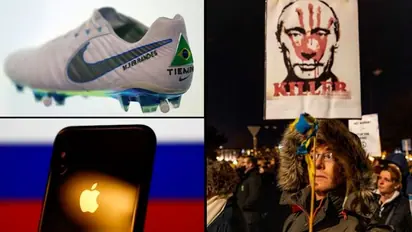 Apple, Nike, Ford and more - Global brands shun Russia over Ukraine war
