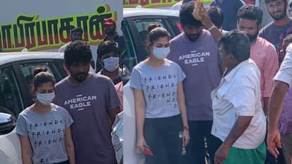 Nayanthara New car :புது காருடன் பாடிகாட் முனீஸ்வரன் கோவிலுக்கு திடீர் விசிட் அடித்த விக்னேஷ் சிவன் - நயன்தாரா