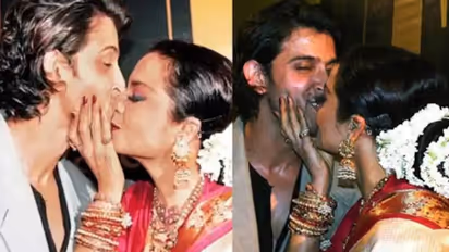 Hrithik Roshan, Rekha lip-lock: Know the truth behind this awkward kiss