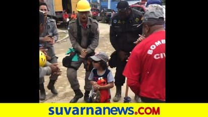 ಮನೆ ಕಳೆದುಕೊಂಡ ದುಃಖಿತನಾದ ಬಾಲಕನೆದುರು ಕುಣಿದು ಖುಷಿಪಡಿಸಿದ್ರು... ವಿಡಿಯೋ