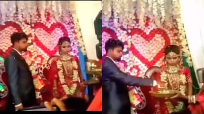 Couple fight: மணமேடையில் சண்டையிட்டு கொண்ட மணமக்கள்..கடுப்பான உறவினர்கள்..வைரல் வீடியோ..!