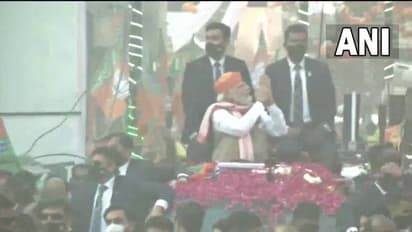 জনসমুদ্রে ভেসে বারাণসীতে ভোট প্রচারে প্রধানমন্ত্রী মোদী, সামিল বর্ণাঢ্য শোভাযাত্রা