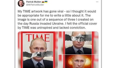 क्या टाइम मैगजीन ने पुतिन को बताया है हिटलर, जानें क्या है वायरल मैसेज का सच