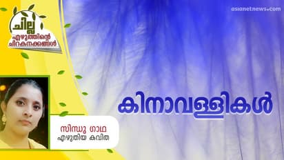 Malayalam Poem : കിനാവള്ളികള്, സിന്ധു ഗാഥ എഴുതിയ കവിത
