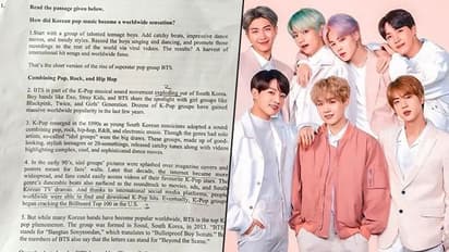BTS: K-Pop band now part of CBSE Class 9 exam paper