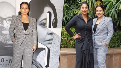 Jalsa Trailer: Vidya Balan, Shefali Shah appear in their boss-lady avatars for trailer launch; see pics