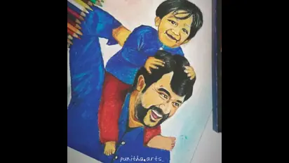 ಚಿರಂಜೀವಿ ರಾಯನ್ ಚಿತ್ರ ಬಿಡಿಸಿದ ಅಭಿಮಾನಿ, ಥ್ಯಾಂಕ್ಸ್‌ ಹೇಳಿದ ಮೇಘನಾ ರಾಜ್!