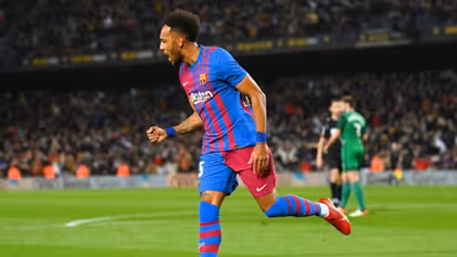 Aubameyang a gift that fell from the sky, says Barcelona boss Xavi Hernandez