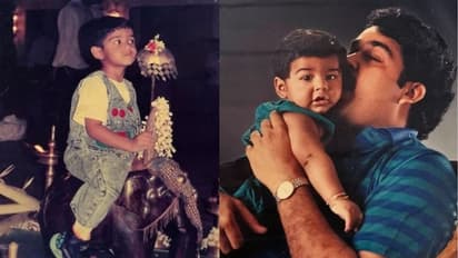 Pranav Mohanlal : കുട്ടിക്കാല ചിത്രങ്ങള് പങ്കുവച്ച് പ്രണവ്; കമന്റുമായി മോഹന്ലാല്