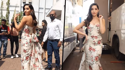 Is Nora Fatehi’s body-hugging floral dress a yay or nay?