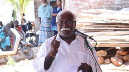 விபூதி பூசாத கிறிஸ்தவ அமைச்சர் கோவிலுக்குள் வரக்கூடாது.. கொதிக்கும் பாஜக எம்எல்ஏ எம்.ஆர் காந்தி.