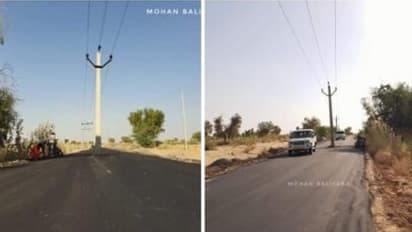 राजस्थान में बनाई ऐसी सड़क जो सोशल मीडिया पर छाई: गहलोत सरकार का उड़ रहा मजाक, पढ़िए यूजर के मजेदार कमेंट्स