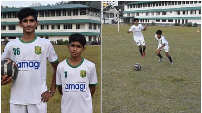 അച്ഛന്റെ ആഗ്രഹം സഫലമാക്കാൻ, കാൽപന്തുകളിയിലെ പുത്തൻ താരോദയങ്ങളാകാൻ നവീനും നവനീതും