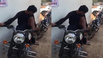 వీడు మామూలోడు కాదు.. 20 సెకన్లలో రాయల్ ఎన్ ఫీల్డ్ తాళాన్ని పగలగొట్టి.. దొంగతనం.. షాకవుతున్న నెటిజన్స్...