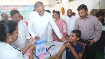 Coronavirus: 12-14 ఏజ్ గ్రూప్ వ్యాక్సినేషన్ షురూ.. తెలంగాణలో మంత్రి హరీశ్ చేతుల మీదుగా ప్రారంభం..