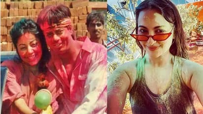 Shahrukh - Salman  ಬಾಲಿವುಡ್‌ ಸ್ಟಾರ್‌ಗಳ ಹೋಳಿ ಹಬ್ಬದ  ಥ್ರೋಬ್ಯಾಕ್‌ ಫೋಟೋಗಳು