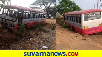 ತುಮಕೂರು ಘಟನೆ ಬೆನ್ನಲ್ಲೇ ಕರ್ನಾಟಕದಲ್ಲಿ ಮತ್ತೆರಡು ಕಡೆ ಬಸ್ ಅಪಘಾತ!