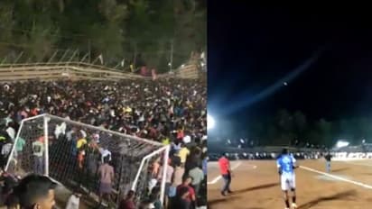 1000 പേർക്ക് സൗകര്യമുള്ള ഗ്രൗണ്ടിലെത്തിയത് 7000 പേർ, മലപ്പുറത്ത് ഗ്യാലറി തകർന്ന സംഭവത്തിൽ സംഘാടകർക്കെതിരെ കേസ്