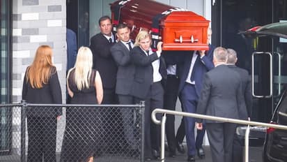 Family, friends bid adieu to spin legend Shane Warne in private funeral (PHOTOS)
