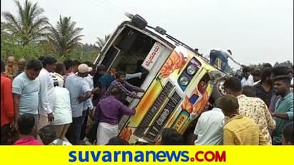 ಕರ್ನಾಟಕದಲ್ಲಿ ಮತ್ತೊಂದು ಖಾಸಗಿ ಬಸ್ ಪಲ್ಟಿ, ಚಾಮರಾಜನಗರ ಜಿಲ್ಲೆಯಲ್ಲಿ ವಾರದಲ್ಲಿ 2ನೇ ಪ್ರಕರಣ