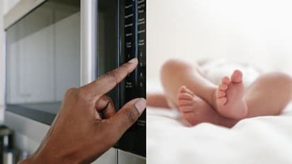 മൈക്രോ വേവ് ഓവനുള്ളില്‍ മരിച്ച നിലയില്‍ രണ്ട് മാസം പ്രായമുള്ള പെണ്‍കുഞ്ഞ്; ഞെട്ടല്‍ മാറാതെ പൊലീസ്