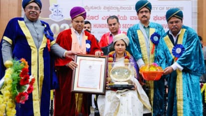 Puneeth Rajkumar: மறைந்த நடிகர் புனித்திற்கு கிடைத்த மிக பெரிய கவுரவம்...! நெகிழ்ச்சியுடன் வாங்கி சென்ற மனைவி!