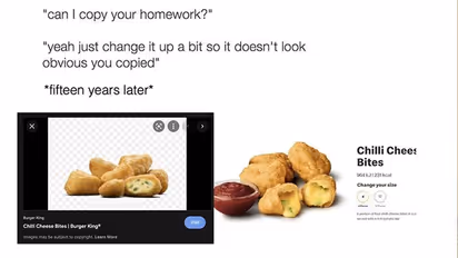 Burger King trolls McDonald's for 'copying' chilli cheese bites