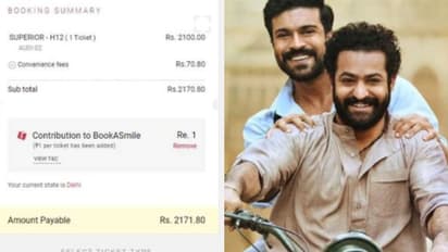 RRR : 'ആര്‍ആര്‍ആര്‍' ടിക്കറ്റിന് റെക്കോര്‍ഡ് വില, ഒന്നിന് 2100 രൂപ വരെ