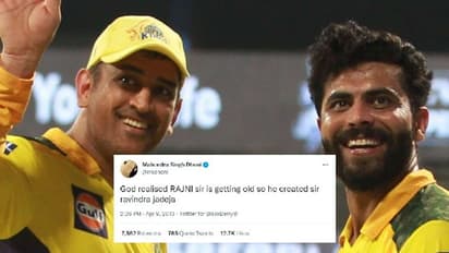 IPL 2022: When Dhoni pulled CSK's new captain 'Sir' Ravindra Jadeja's leg on Twitter