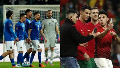 World Cup Qualifiers : യൂറോ ചാമ്പ്യൻമാരായ അസൂറികള് ഖത്തര് ലോകകപ്പിനില്ല! പോര്ച്ചുഗലിന് ആശ്വാസം