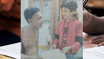 എഴാം ക്ലാസുകാരന് ഹരിനന്ദന് ഞെട്ടി; കൊല്ലപരീക്ഷയുടെ ചോദ്യം പേപ്പറില് 'അച്ഛന്'.!