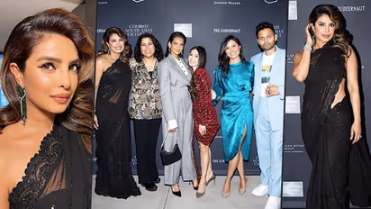 Oscars 2022: Priyanka Chopra co-hosts pre-event in black saree; see pics