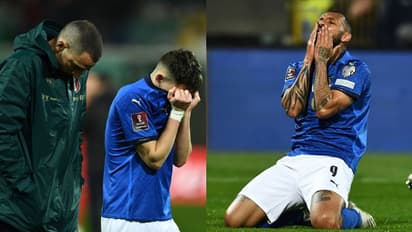 ইউরো জয়ের এক বছরের মধ্যে ফের হতাশা, টানা দুবার ফুটবল বিশ্বকাপে যোগ্যতা অর্জন করতে পারল না ইতালি