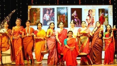 రవివర్మ పాత్రధారులుగా ప్రొఫెసర్ల క్యాట్ వాక్.. సహోద్యోగికి ఘనమైన వీడ్కోలు...