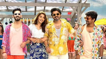 Beast update: விஜய், அனிருத்துடன் கைகோர்த்த பூஜா ஹெக்டே...பீஸ்ட் படத்தின் லேட்டஸ்ட் போட்டோ வைரல் ..!