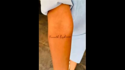 ಪುನೀತ್ ರಾಜ್‌ಕುಮಾರ್ ಎಂದು ಅಚ್ಚೆ ಹಾಕಿಸಿಕೊಂಡ ಕಿರುತೆರೆ ನಟಿ ನಮ್ರತಾ ಗೌಡ!