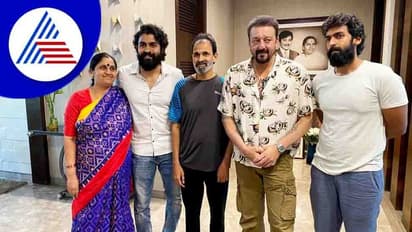 KGF 2; ಬೆಂಗಳೂರಿಗೆ ಬಂದಿಳಿಯುತ್ತಿದ್ದಂತೆ ಪುನೀತ್ ಮನೆಗೆ ಭೇಟಿ ನೀಡಿದ ಸಂಜಯ್ ದತ್