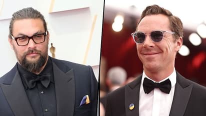 Oscars 2022: Benedict Cumberbatch, Jason Momoa show their support for Ukraine at red carpet