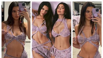 Kendall Jenner tried to cut Kylie Jenner from her skimpy lilac busty top pics?