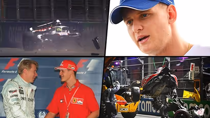 Mick's crash in Jeddah reminds Hakkinen of Michael Schumacher and 1995 horror