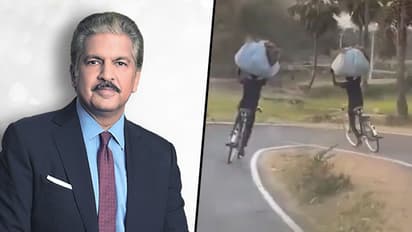 Anand Mahindra impressed with cyclist’s talent; watch