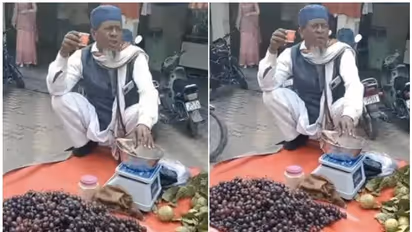 ഇത്തവണ മുന്തിരി വില്പ്പനക്കാരന്!; കച്ചാബദാമിന് ശേഷം വൈറലായി മറ്റൊരു പാട്ട്, വീഡിയോ