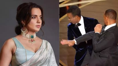 Kangana Ranaut : 'അദ്ദേഹം എന്നെ പോലെ റൗഡി'; വിൽ സ്മിത് അവതാരകന്റെ മുഖത്തടിച്ചതിൽ കങ്കണ