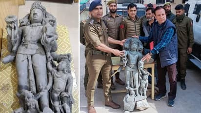  Jammu and Kashmir : மூன்று தலை கொண்ட 9ம் நூற்றாண்டு ‘அதிசய’ விஷ்ணு சிலை.. காஷ்மீரில் கண்டுபிடிப்பு !!