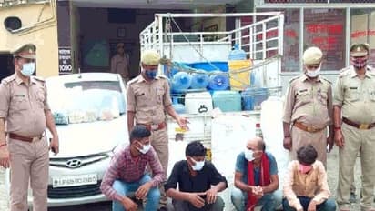 चंदौली में देसी शराब बनाने वाली अवैध फैक्ट्री का पर्दाफाश, आरोपियों को पुलिस ने किया गिरफ्तार