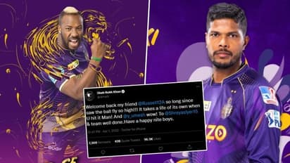 IPL 2022: Shah Rukh Khan praises 'friend' Andre Russell, Umesh Yadav after KKR's win over PBKS