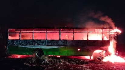 bus fire