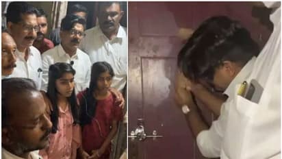 അച്ഛനും അമ്മയും ആശുപത്രിയില്, കുട്ടികളെ പുറത്തിറക്കിവിട്ട് ജപ്തി; പൂട്ട് പൊളിച്ച് മാത്യൂ കുഴല്നാന് എംഎല്എ