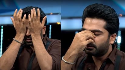 பிக்பாஸ் நிகழ்ச்சியில் கண்ணீர் விட்டு அழுத சிம்பு... எல்லாத்துக்கும் காரணம் அந்த 2 பேர் தான்- வைரலாகும் வீடியோ