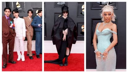 Grammys 2022 Red Carpet: BTS to Billie Eilish to Doja Cat and more walked in style